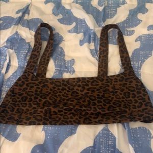 PAC sun bikini top never used size large